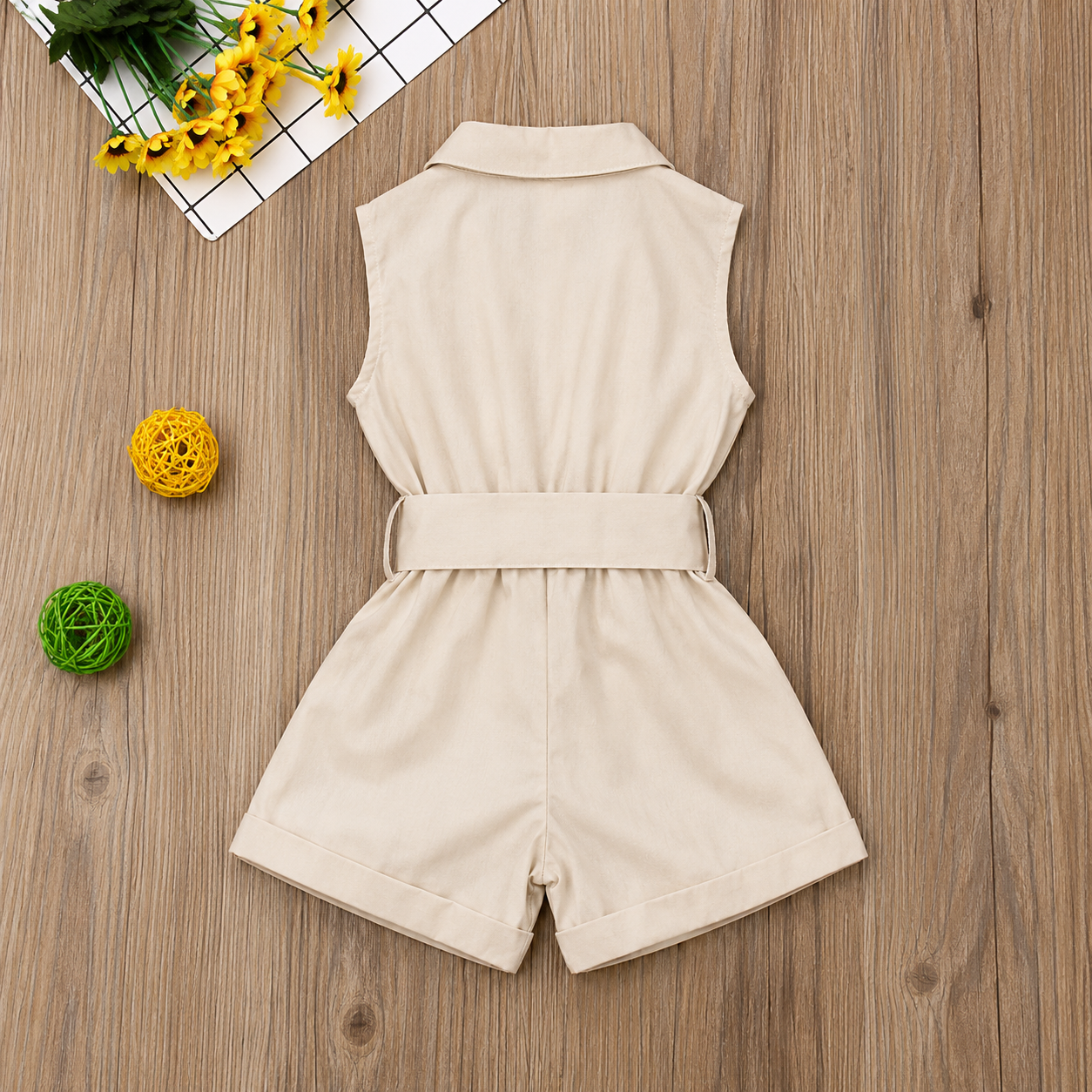 LittleLady – Élégance et tendance – Combinaison avec ceinture nouée à la taille