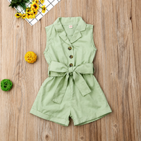 Thumbnail for LittleLady – Élégance et tendance – Combinaison avec ceinture nouée à la taille