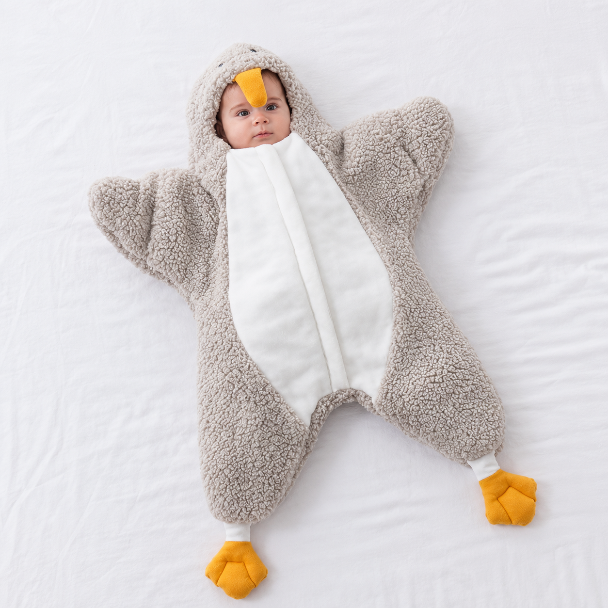 LittlePenguin – Doux et chaud – Combinaison-sac de couchage « Bébé Pingouin »