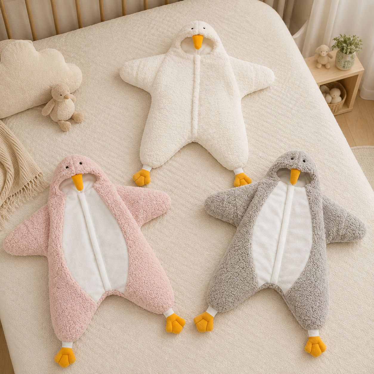 LittlePenguin – Doux et chaud – Combinaison-sac de couchage « Bébé Pingouin »