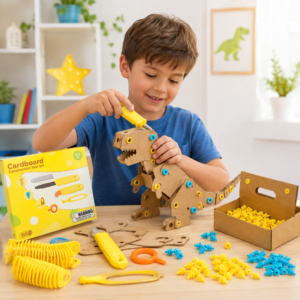 CardboardMaster – Ludique et éducatif – Kit de bricolage en carton