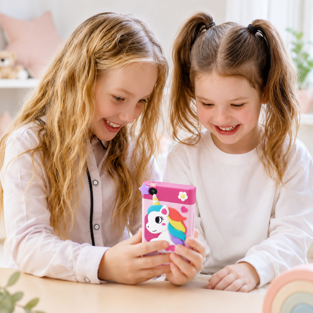 KiddoPhone – Éducatif et interactif – Smartphone pour enfants avec appareil photo et jeux