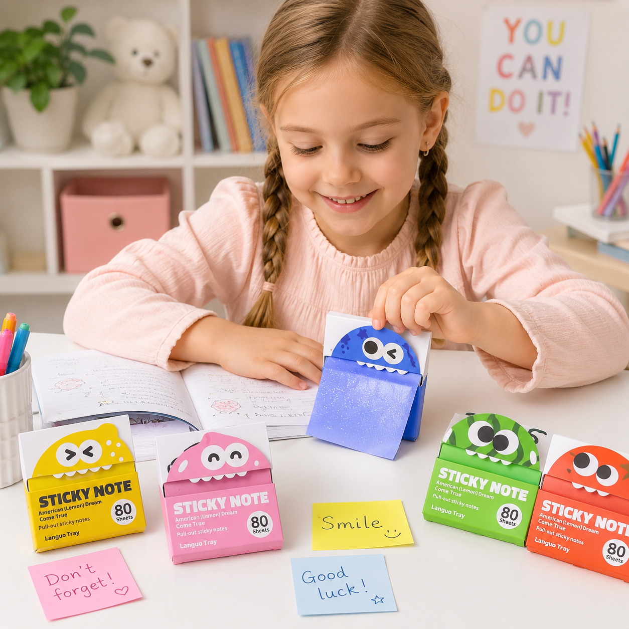 MemoBuddy – Colorés et pratiques – Post-it transparents