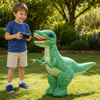 Thumbnail for MegaDino – Aventure et interactivité – Dinosaure gonflable télécommandé
