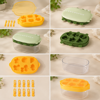 Thumbnail for LollyFun – Créatif et pratique – Moule à glaces en silicone avec boîte de conservation