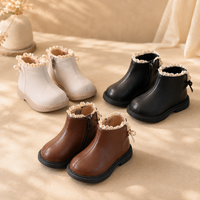 Thumbnail for Mini Fashion - Chaud et classique - Bottines en cuir