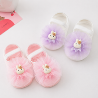 Thumbnail for SweetFeet – Douces et mignonnes – Chaussettes pour bébé à fleurs et dentelle