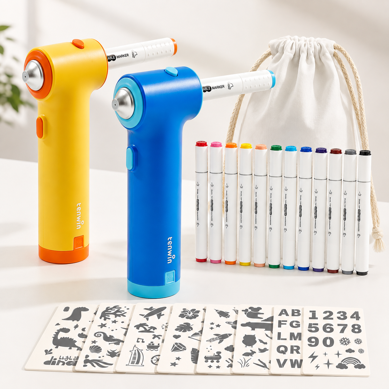 PaintBuddy – Créativité et éducation – Kit d'aérographie portable