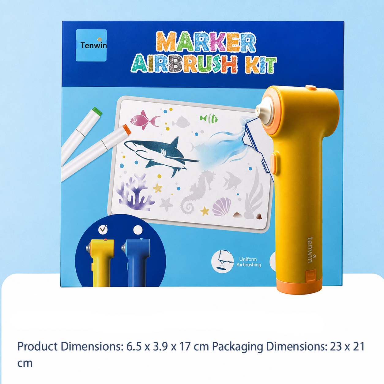 PaintBuddy – Créativité et éducation – Kit d'aérographie portable