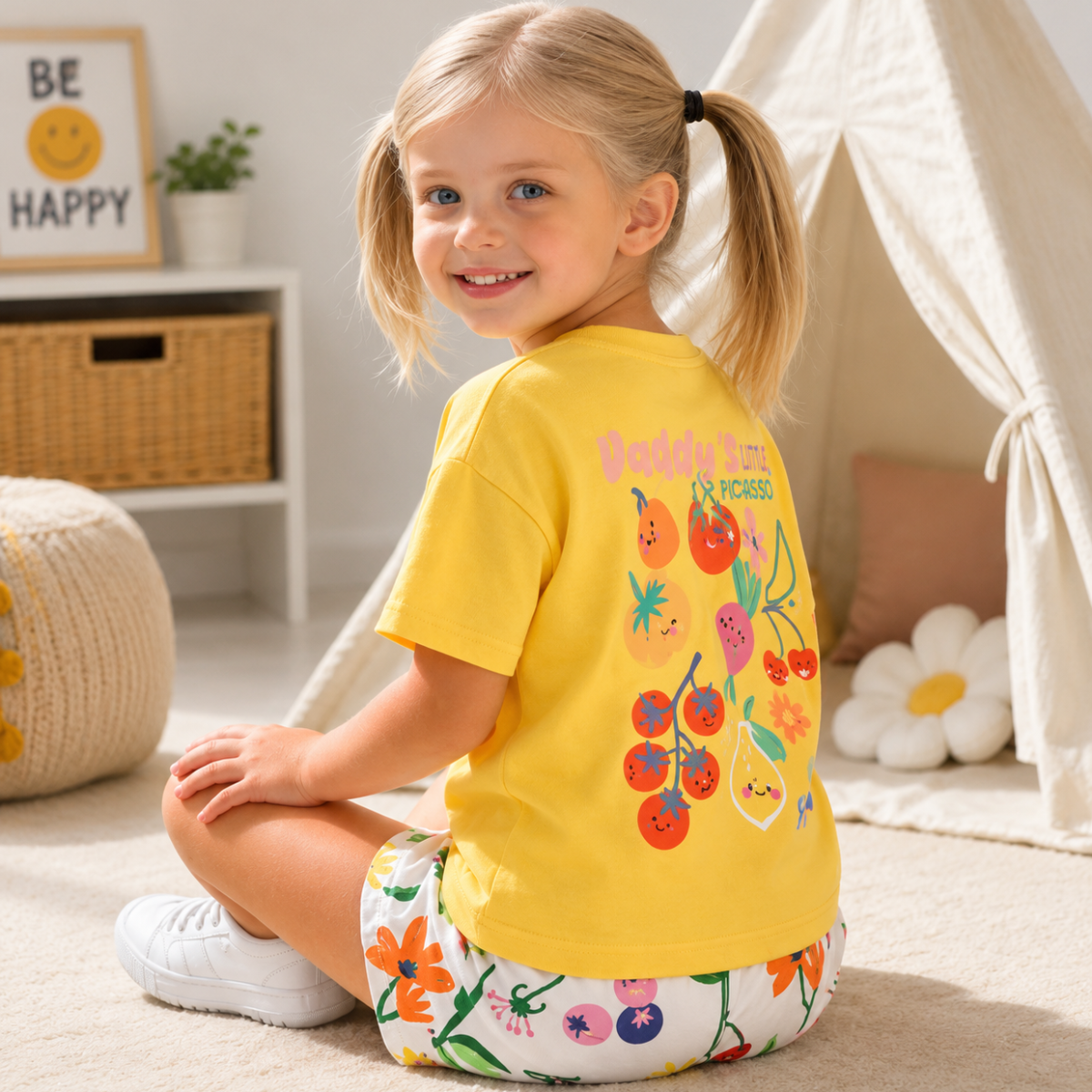 SunnyBloom – Été & Adorable – Ensemble d'été assorti