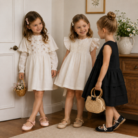 Thumbnail for MiniChic – Élégance et style – Chaussons pour enfants avec nœud