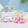 AquaVision – Protection anti-buée et anti-UV réglable – Lunettes de natation en silicone avec bouchons d'oreilles