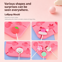 Thumbnail for SweetPop – Des friandises saines – Lot de moules à sucettes en silicone