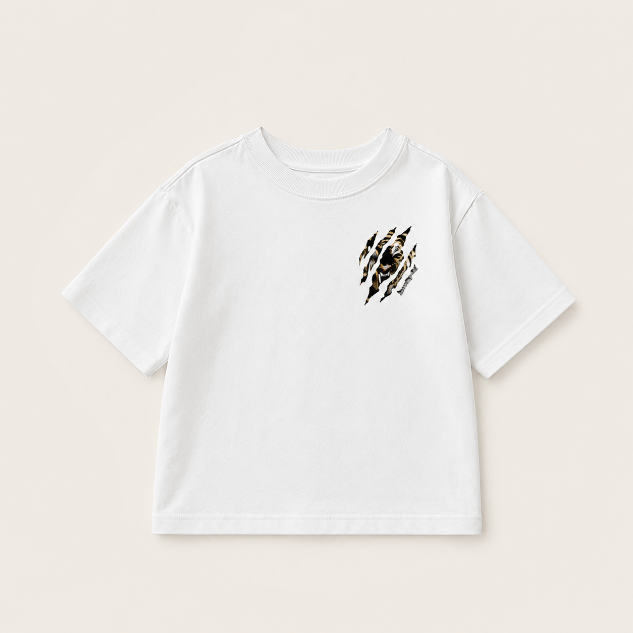 WildRoar – Fun & Casual – T-shirt pour enfant à imprimé tigre