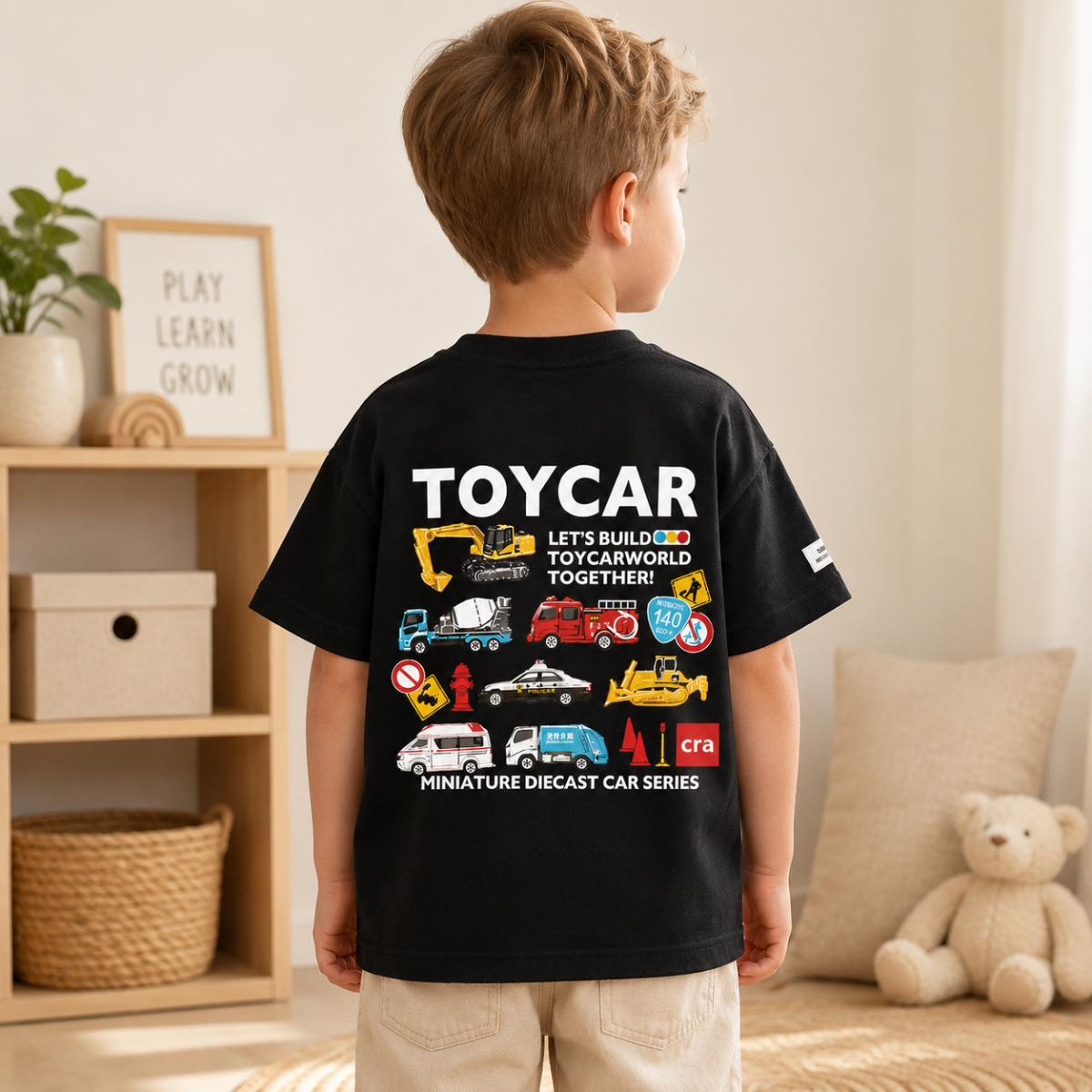 PlayCars – Vêtements de tous les jours & Douillets – Vêtements pour enfants avec imprimé voiture
