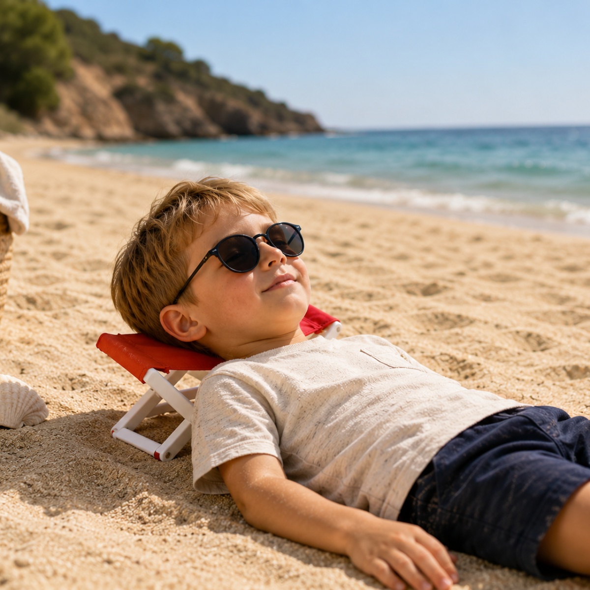 BeachNap – Portable et léger – Appui-tête pliable pour la plage et le parc