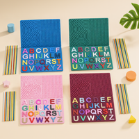 Thumbnail for BrainyKids – Éducatif et sensoriel – Tableau d'activités en silicone avec des lettres