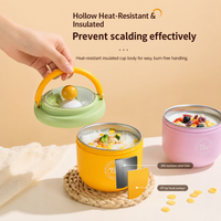 Thumbnail for MealMate – Pratique et isolant – Bol à déjeuner en acier inoxydable avec cuillère