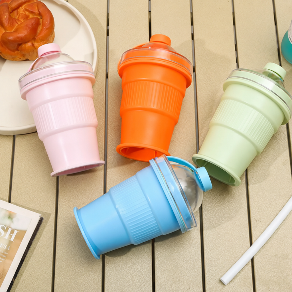 FlexiCup – Pratique et portable – Gobelet pliable en silicone