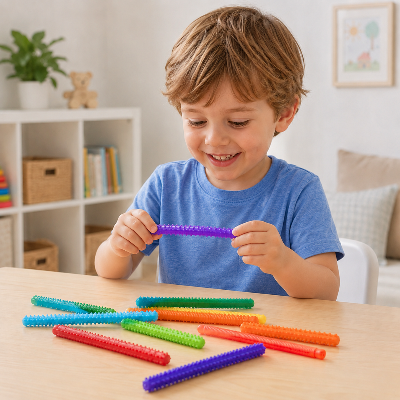 SensoryFlex – Apaisants et interactifs – Bâtons sensoriels anti-stress