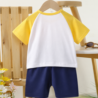 Thumbnail for Mini Fashion - Imprimé lion - Ensemble d'été pour garçons