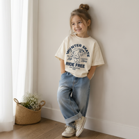 Thumbnail for BearPlay – Confort et élégance – T-shirt oversize avec imprimé « Winter Skate »