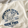 BearPlay – Confort et élégance – T-shirt oversize avec imprimé « Winter Skate »