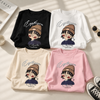 CuteStyle – Tendance et confortable – T-shirt à imprimé cartoon oversize