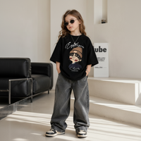 Thumbnail for CuteStyle – Tendance et confortable – T-shirt à imprimé cartoon oversize
