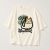 FunPaws – Ludique et élégant – T-shirt oversize à imprimé chat
