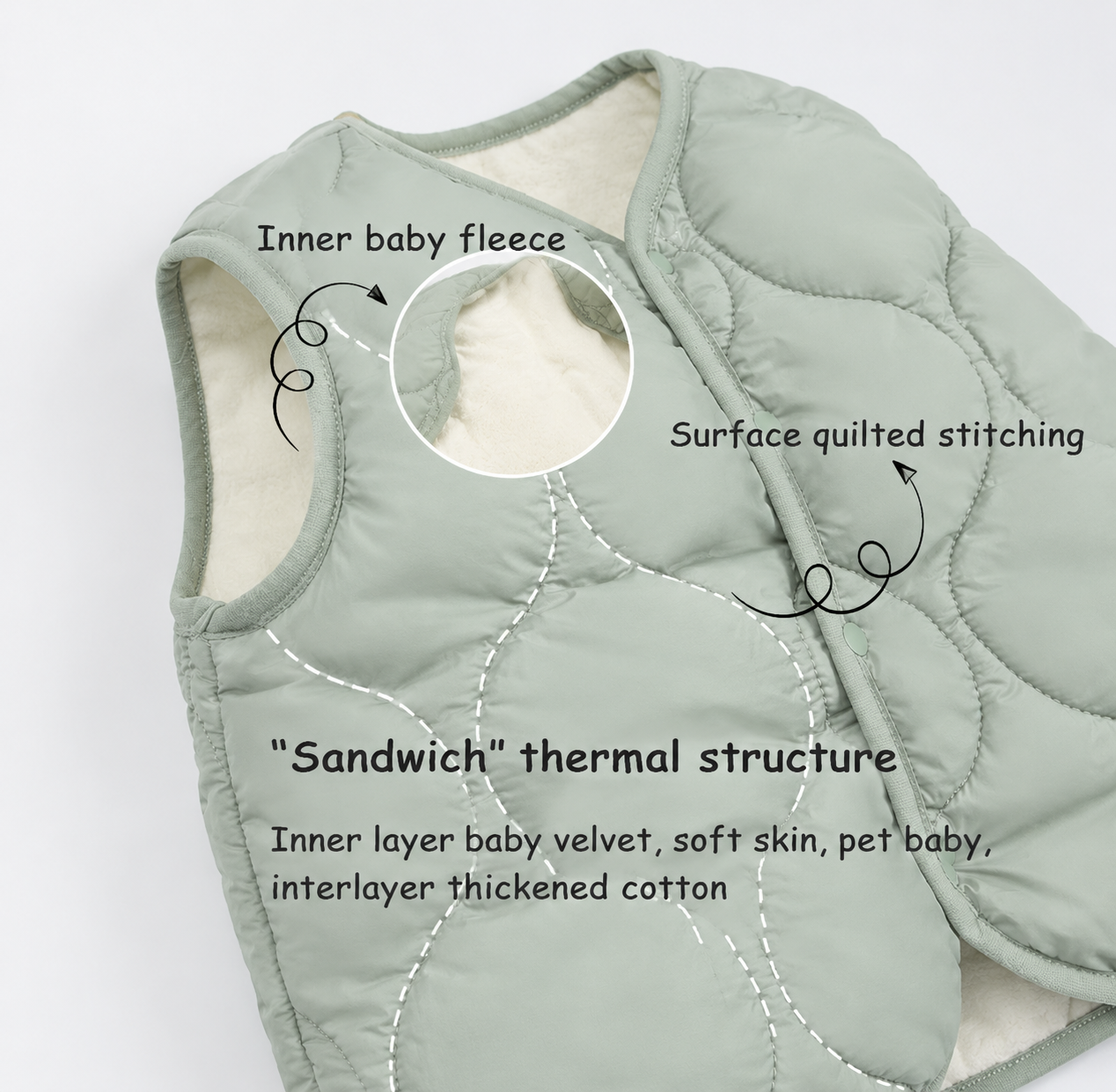 Mini Fashion - Pour les garçons et les filles - Gilet sans manches
