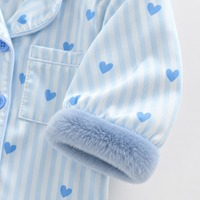 Thumbnail for TinyLove – Doux et chaud – Combinaison pour bébé à imprimé cœurs et détails en peluche