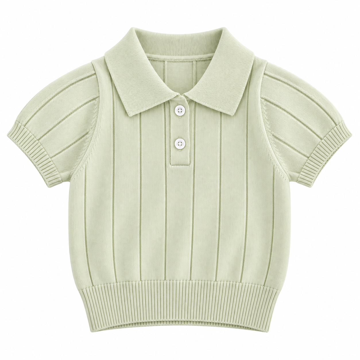 MiniLuxe – Élégant et confortable – Polo en tissu tricoté