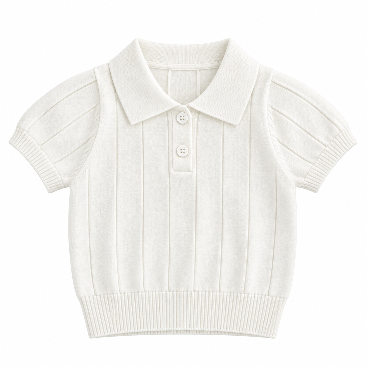 MiniLuxe – Élégant et confortable – Polo en tissu tricoté