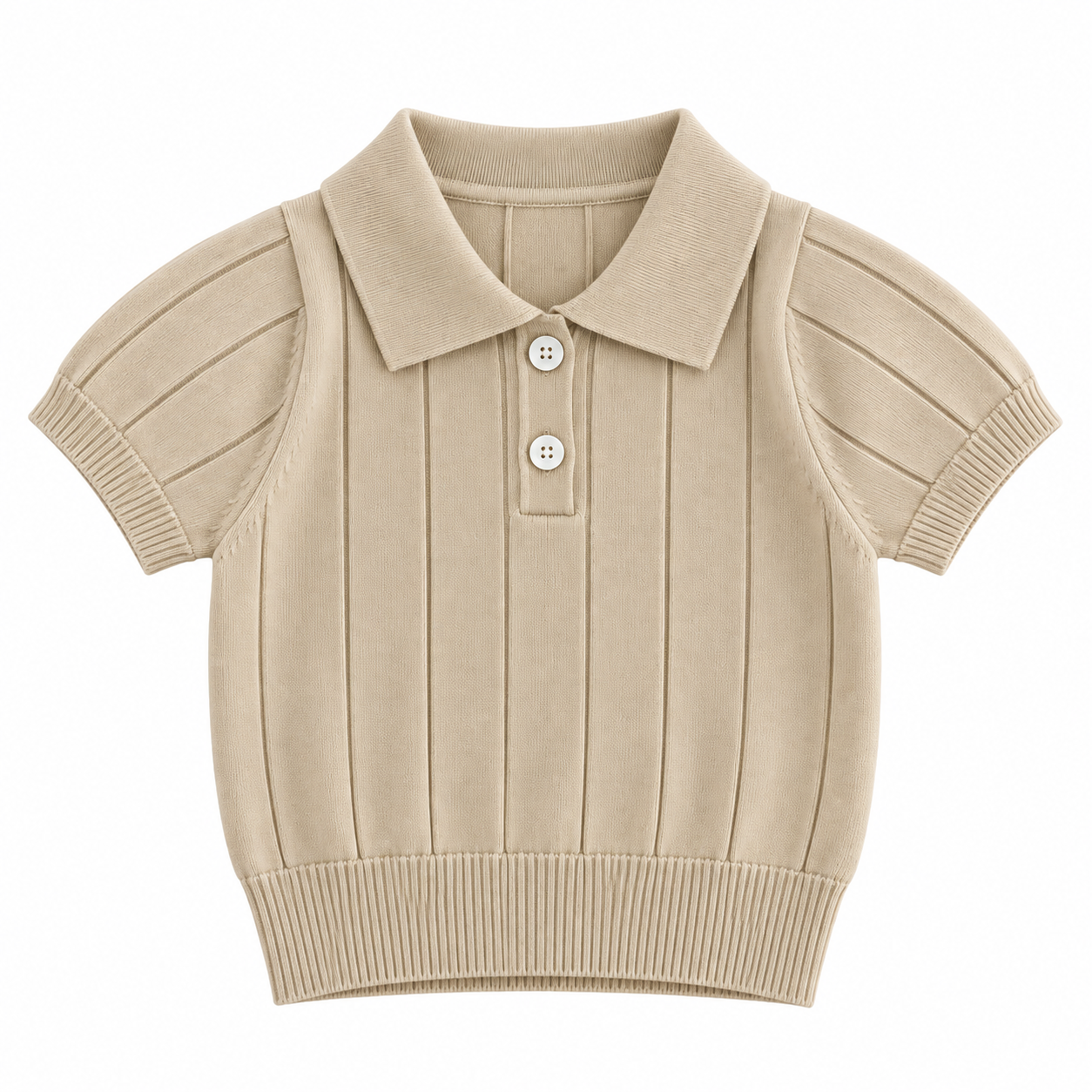 MiniLuxe – Élégant et confortable – Polo en tissu tricoté