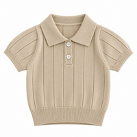 Thumbnail for MiniLuxe – Élégant et confortable – Polo en tissu tricoté