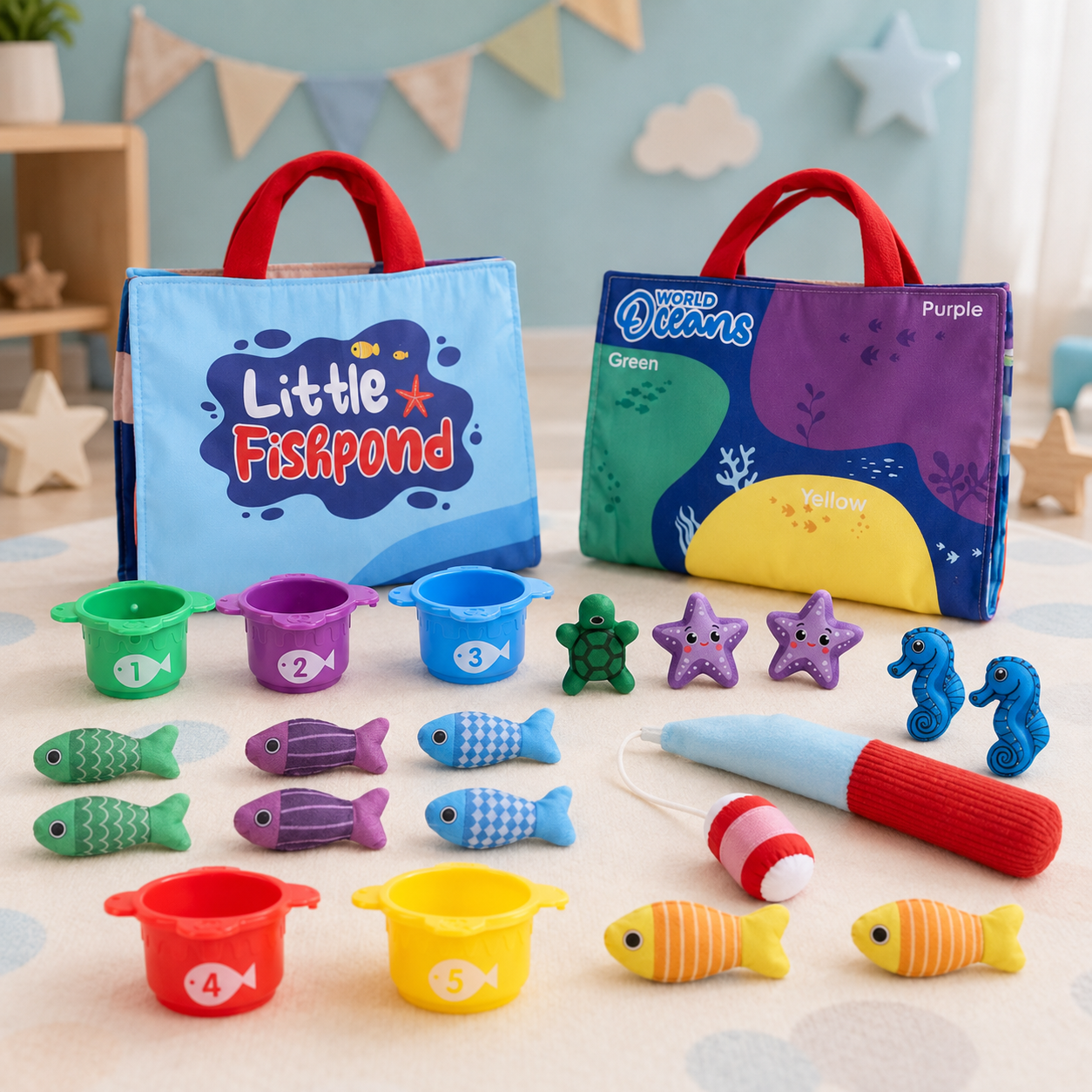 LittleFisher – Éducatif et interactif – Jeu de pêche Montessori