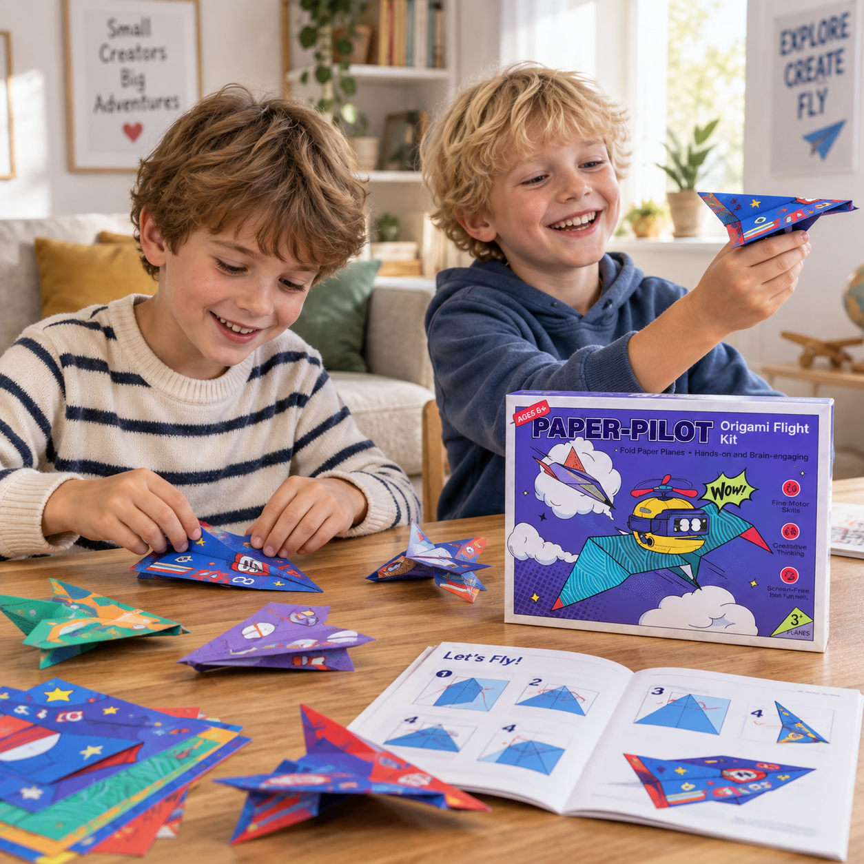 PaperFly – Créatif et éducatif – Kit d'avions en origami