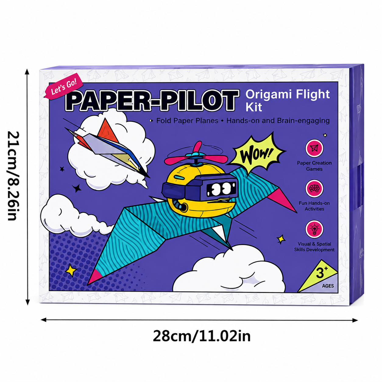 PaperFly – Créatif et éducatif – Kit d'avions en origami