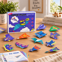 Thumbnail for PaperFly – Créatif et éducatif – Kit d'avions en origami