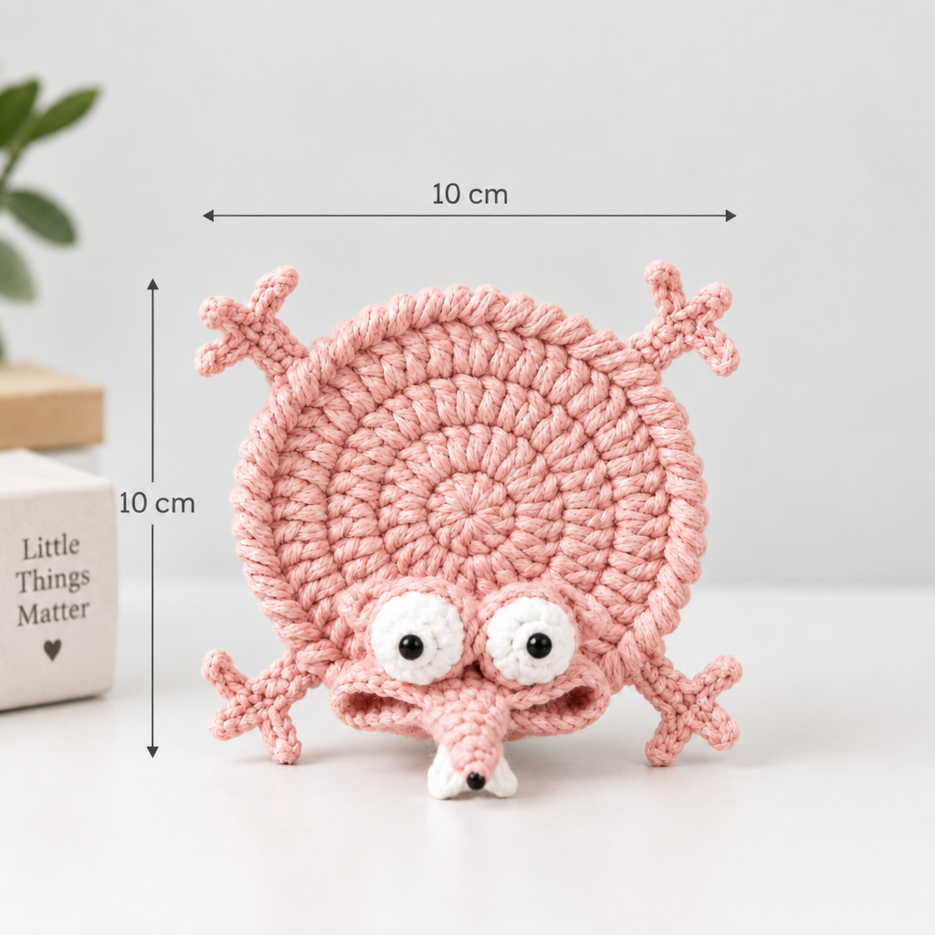 FunnyCritter – Drôle et original – Set de table « Animaux au crochet »