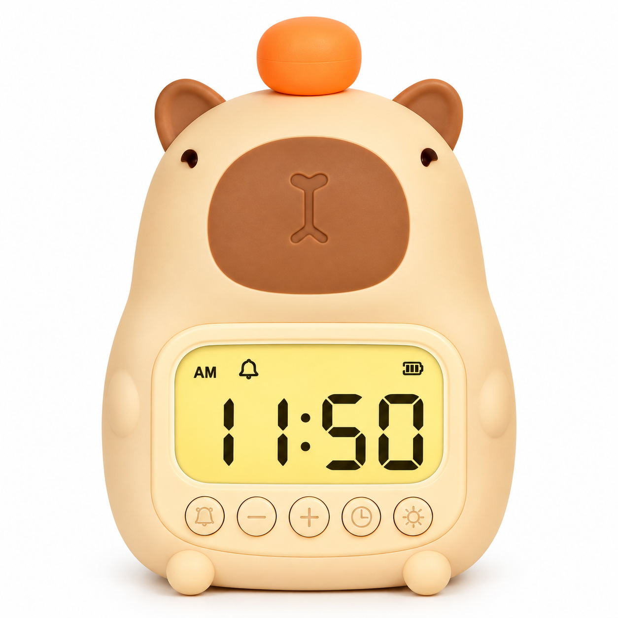 CappyClock – Mignon et polyvalent – Réveil numérique pour enfants avec veilleuse