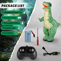 Thumbnail for MegaDino – Aventure et interactivité – Dinosaure gonflable télécommandé