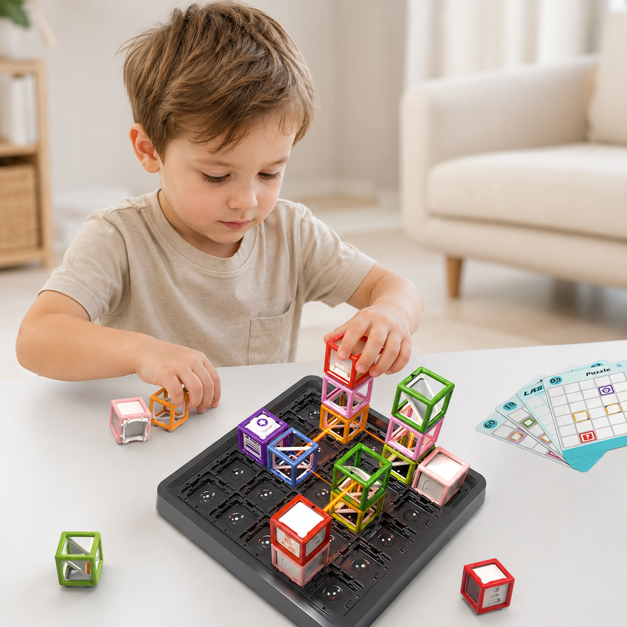 LaserLogic – Éducatif et stimulant – Jeu de réflexion « Labyrinthe laser »