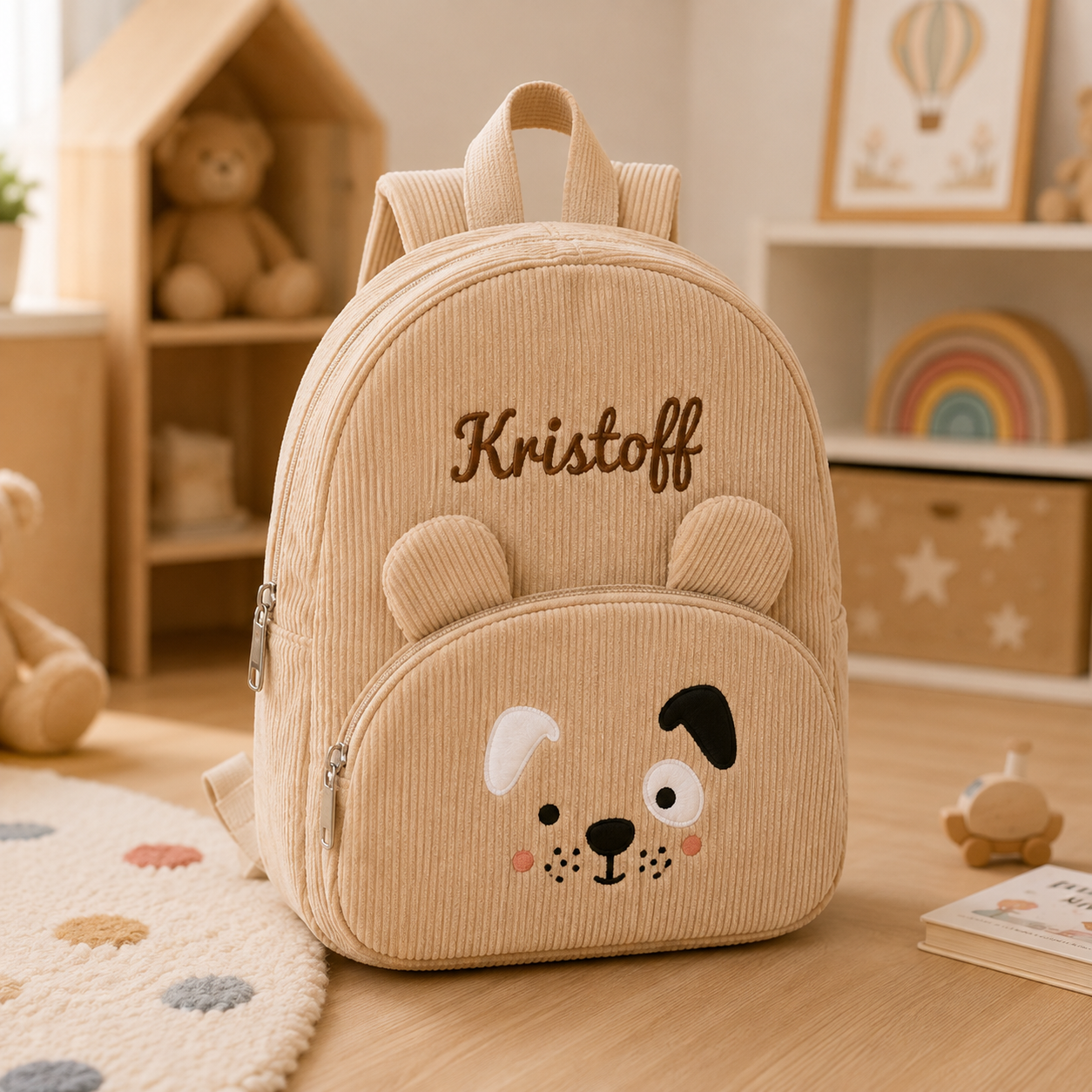 MyLittleBag – Personnalisé et mignon – Sac à dos pour enfant personnalisé avec prénom et motif d'animaux