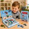 MagniPlay – Éducatif et créatif – Livre de puzzles magnétiques