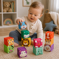 Thumbnail for SoftStack – Ludique et éducatif – Blocs empilables en forme d'animaux en peluche