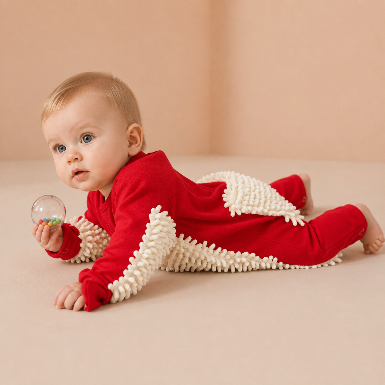 TinyCleaner – Douce et pratique – Combinaison pour bébé, idéale pour ramper et jouer