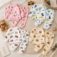 Thumbnail for LittleDreamer – Doux et chaud – Ensemble de vêtements de nuit en coton pour enfants