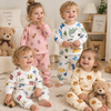 LittleDreamer – Doux et chaud – Ensemble de vêtements de nuit en coton pour enfants